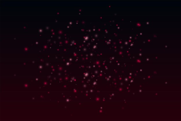 Scattered floating particles with various sizes on gradient background Creates dynamic composition with depth and ambient atmosphere