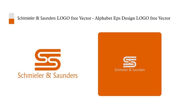 Schimieler Saunders LOGO vector libre Alfabeto Eps Design LOGO vector libre