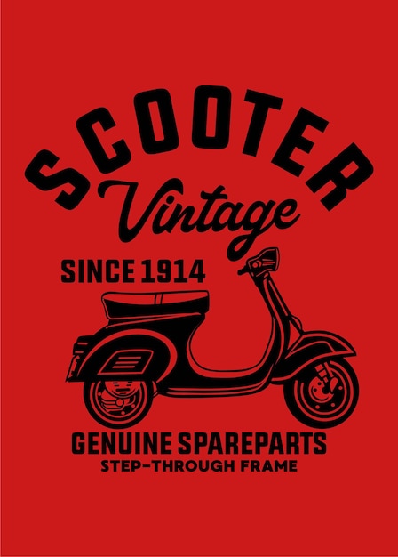 Vector scooter vintage