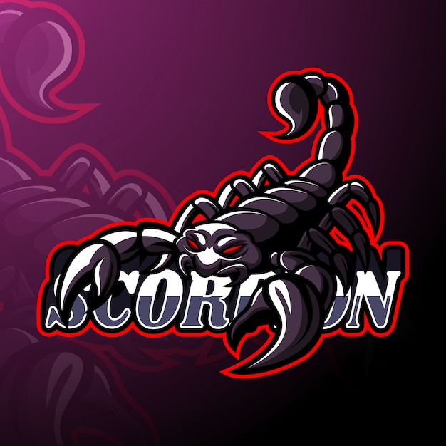 Scorpion esport logo mascota