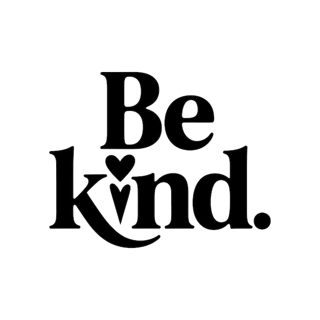 Sé amable y escribe con corazón.