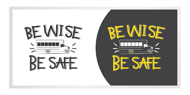 Sea sabio, sea seguro, camiseta del conductor del autobús escolar, regreso a la escuela, vida del conductor del autobús escolar, camiseta de la vida del autobús