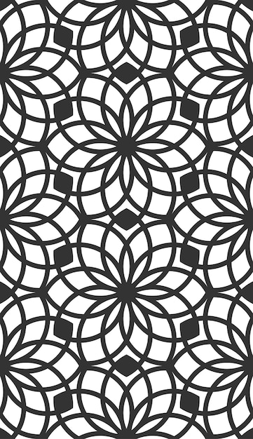 Seamles Islamic Pattern Vector Repeat Designe (Vector de repetición de patrones islámicos sin costuras)