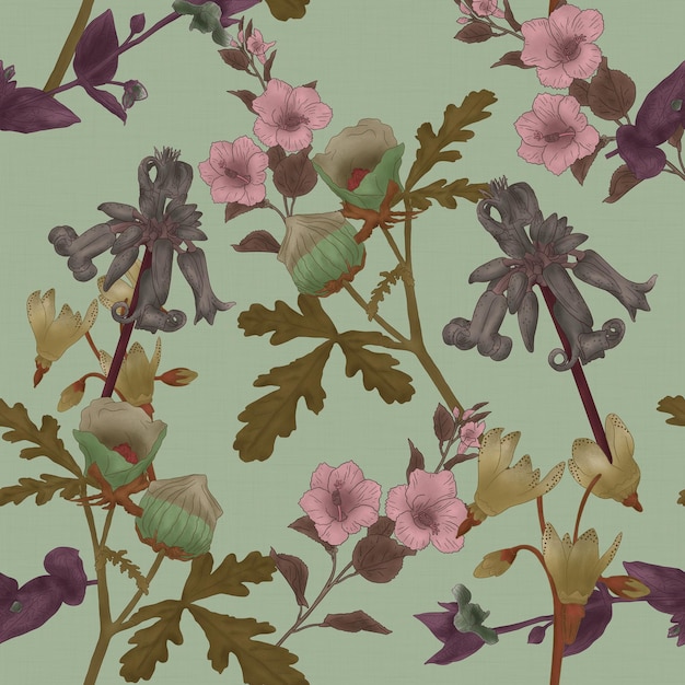 Seamless BOTANICAL 7 (en inglés)