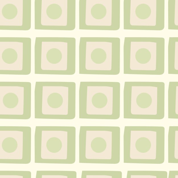 Seamless patrón a cuadros patchwork fondo verde patchwork cuadrados tonos pastel