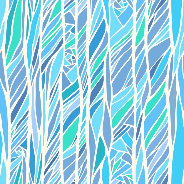 seamless, patrón, con, garabato, ornamento