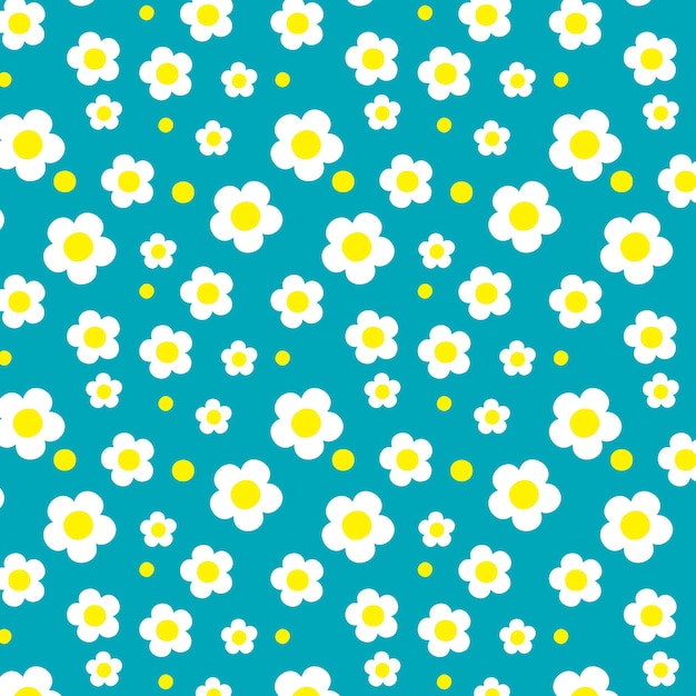 seamless, patrón, hermoso, romántico, floral, colección, con, flores