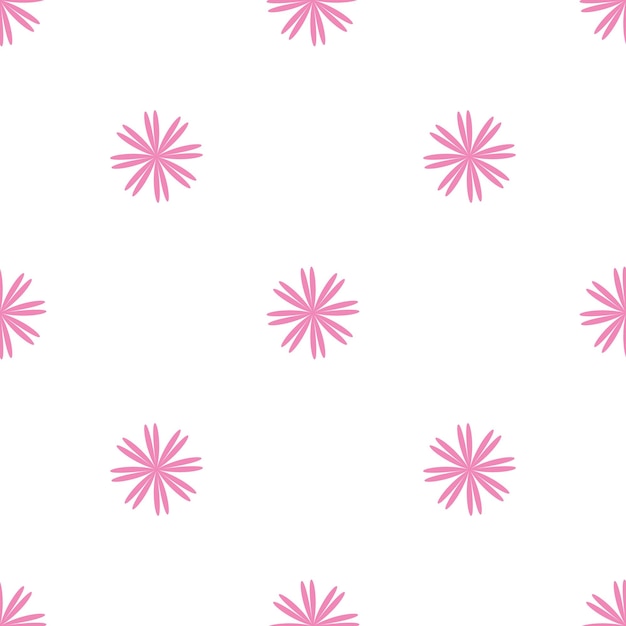 seamless, patrón, de, rosa, flores, en, un, fondo blanco