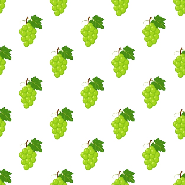 Seamless pattern Flat Grape