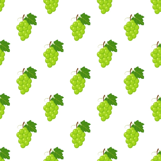 Seamless pattern Flat Grape