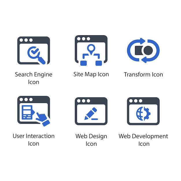 Search Engine Site Map Transform User Interaction Web Design Web Development icon