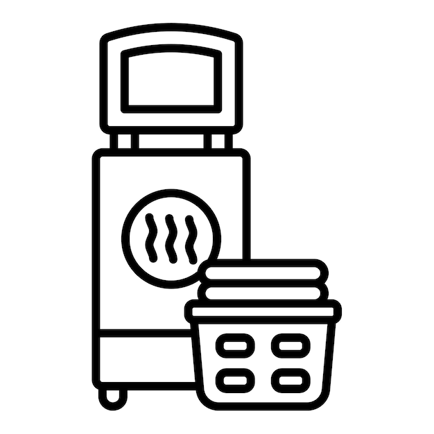 Secado de ropa Icono