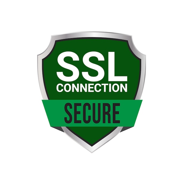 Vector secure ssl encryption logo secure connection icon icon vector ilustración certificado ssl icon secure