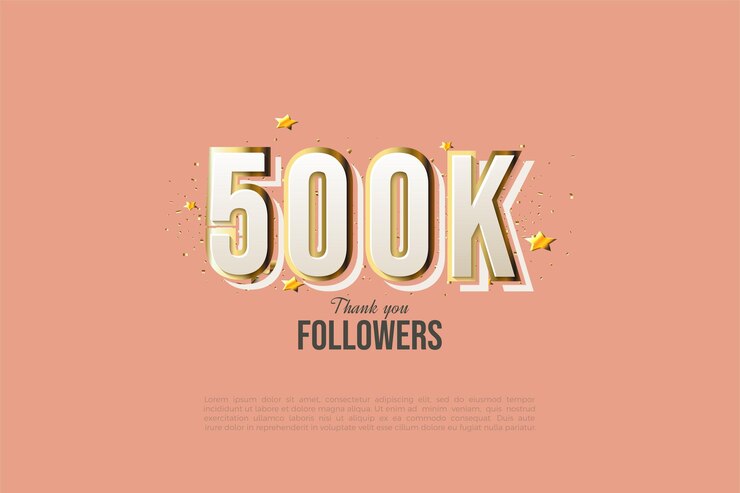 Vector seguidores con ilustración de número de graffiti moderno.