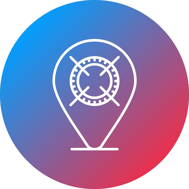 El seguimiento de la imagen vectorial del ícono del enlace se puede utilizar para el marketing de influencers