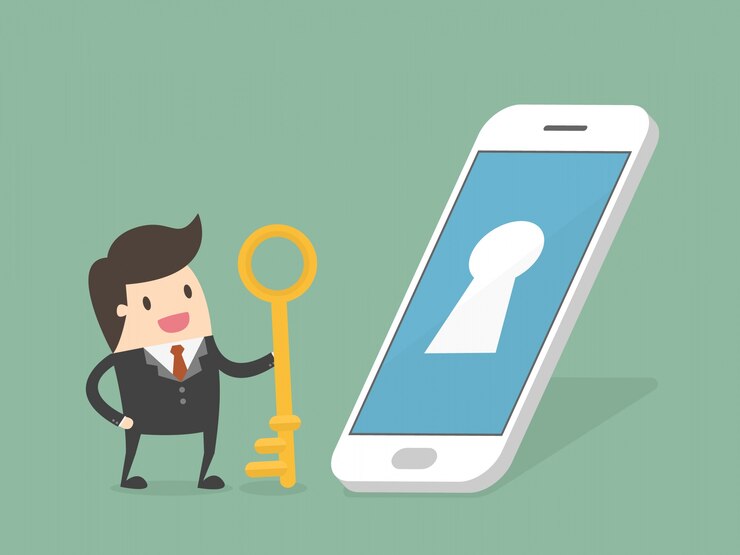 Vector seguridad de los datos