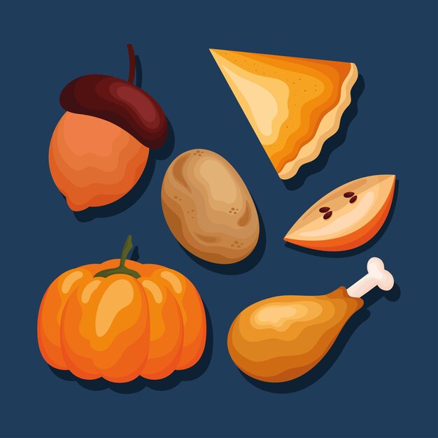 Seis iconos de la temporada de otoño