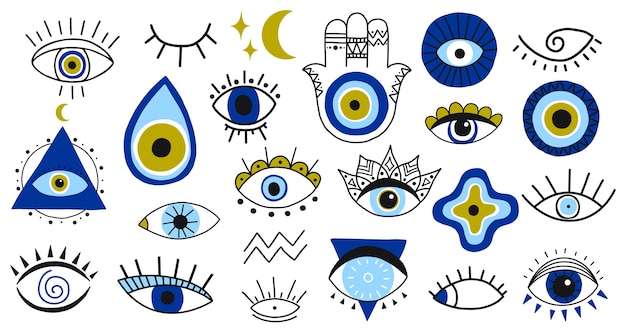 Selección de diseños de ojos tradicionales