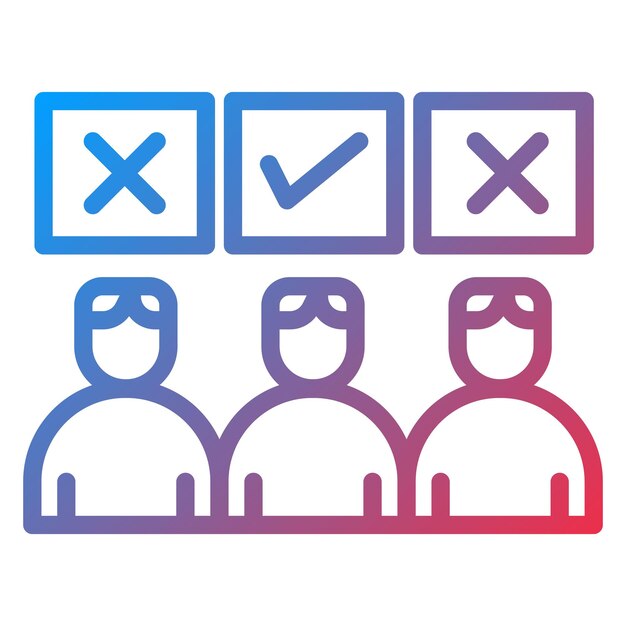 Seleccionar la imagen vectorial del icono del empleado Se puede utilizar para la gestión del personal