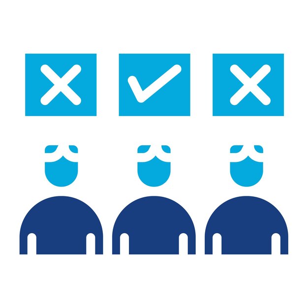 Seleccionar la imagen vectorial del icono del empleado Se puede utilizar para la gestión del personal