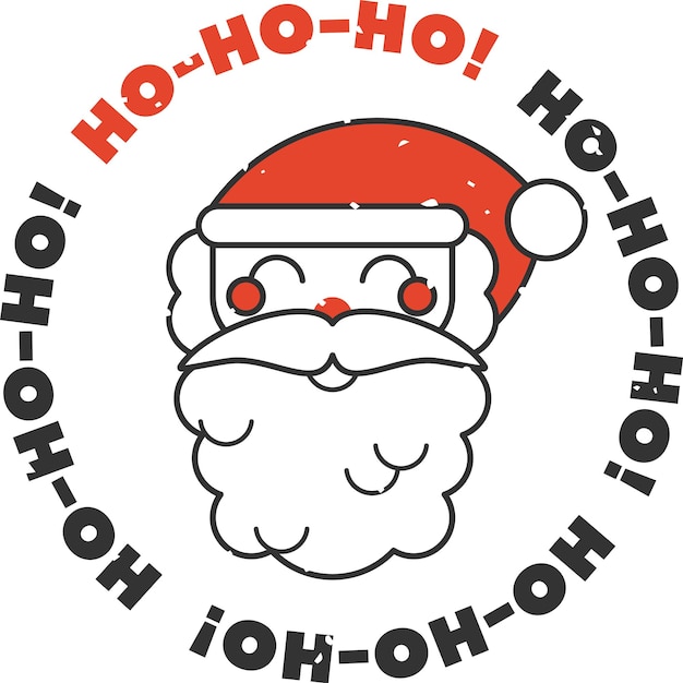 Sello de correo de Papá Noel