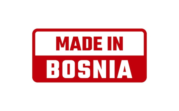 Sello de goma hecho en Bosnia