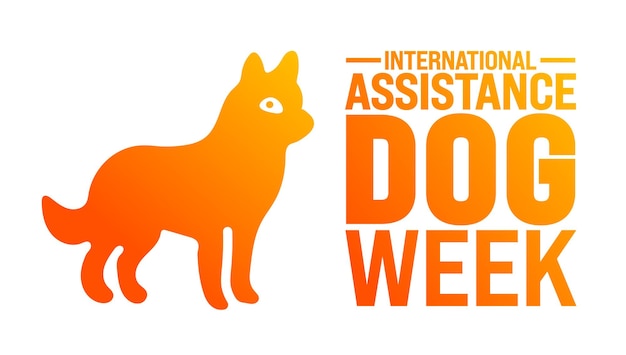 La Semana Internacional del Perro de Asistencia se celebra cada año en agosto.