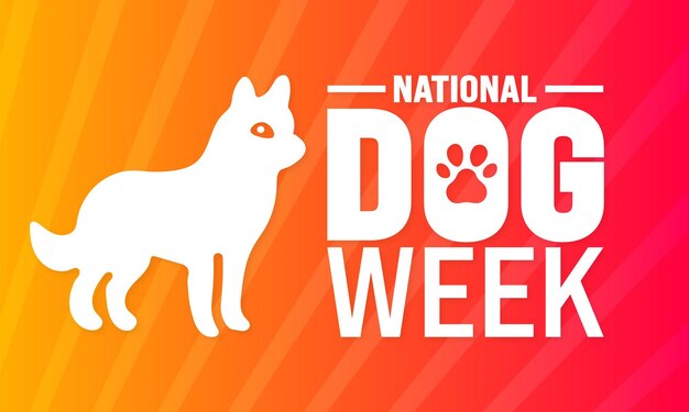 La Semana Nacional del Perro se celebra cada año en septiembre.