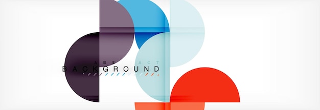 Semicírculo fondo abstracto diseño de patrones geométricos modernos plantilla de diseño de presentación de negocios o tecnología folleto o patrón de volante o banner web geométrico