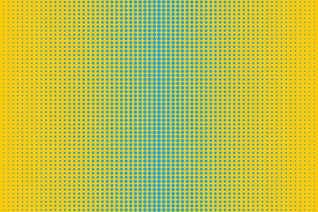 Vector semitono de arte de papel amarillo. estilo de arte pop. ilustración vectorial imagen de archivo. eps 10.