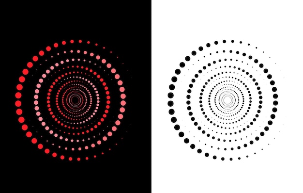 Semitono de círculo, Monocromía Vector de efecto de semitono de estrella, Efecto de semitono de estrella, Círculo punteado abstracto