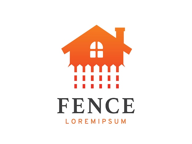 Semplaza de símbolo o icono del logotipo de la valla o de la casa