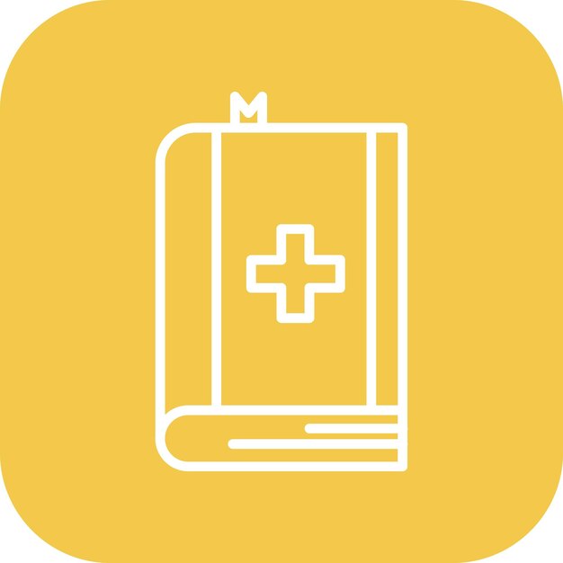 una señal amarilla que dice médico en él