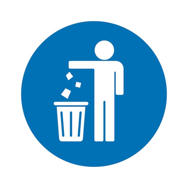 Señal de basura