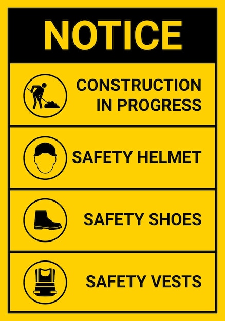 Vector señal de estamos en construcción