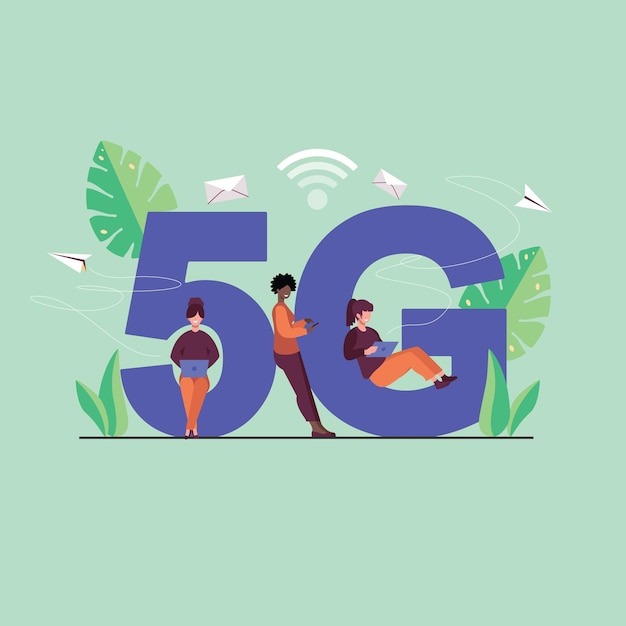 Señal hacia el futuro Exploraciones visuales de la torre 5G