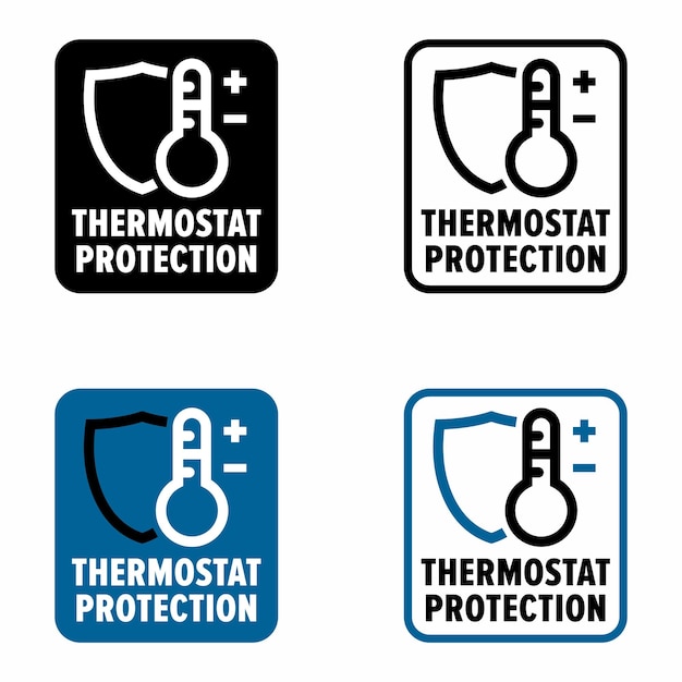 Señal de información de control inteligente de protección de termostato