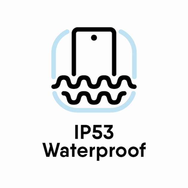 Señal de información a prueba de agua IP53