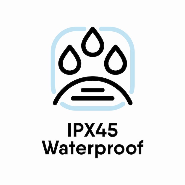 Señal de información a prueba de agua IPX45