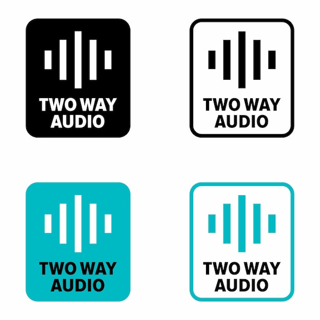 Señal de información del sistema de comunicación de audio bidireccional