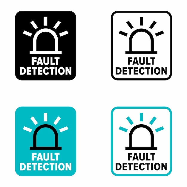 Señal de información del sistema de monitoreo de detección de fallas