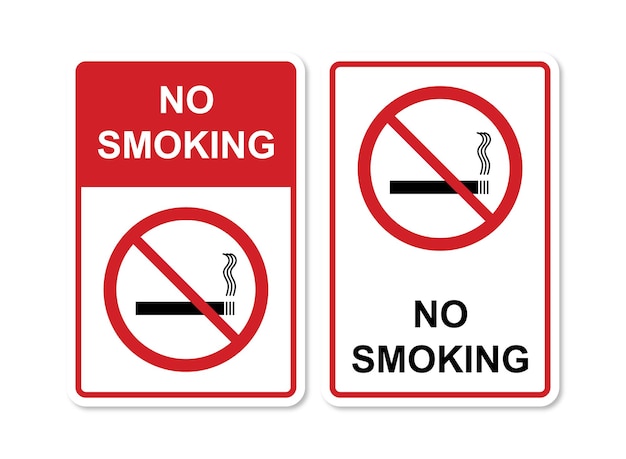 Señal de prohibición de fumar