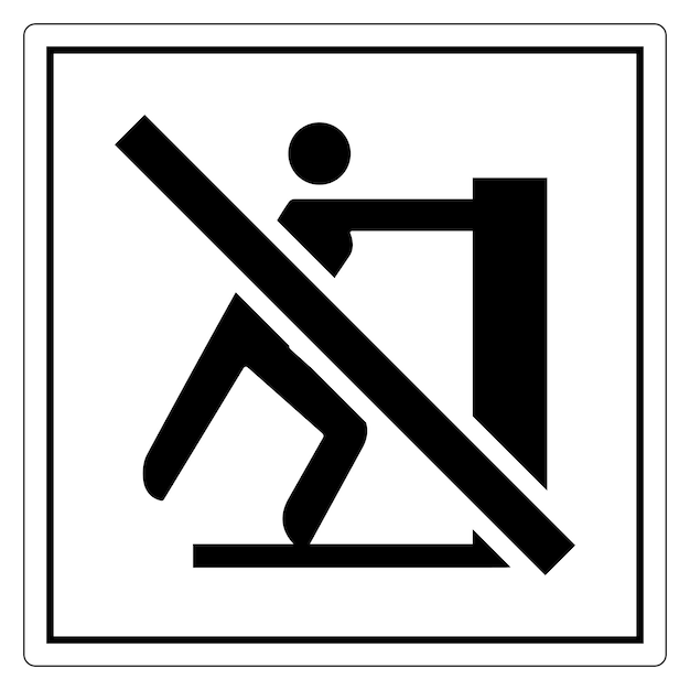 Señal de seguridad de construcción No se permite el acceso a la zona de trabajo