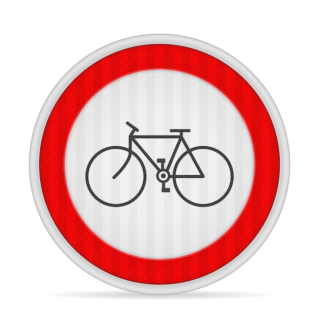 Señal de tráfico sin bicicletas