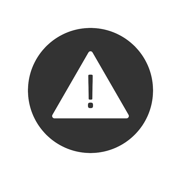 Señales de advertencia de precaución Vector de signos de exclamación