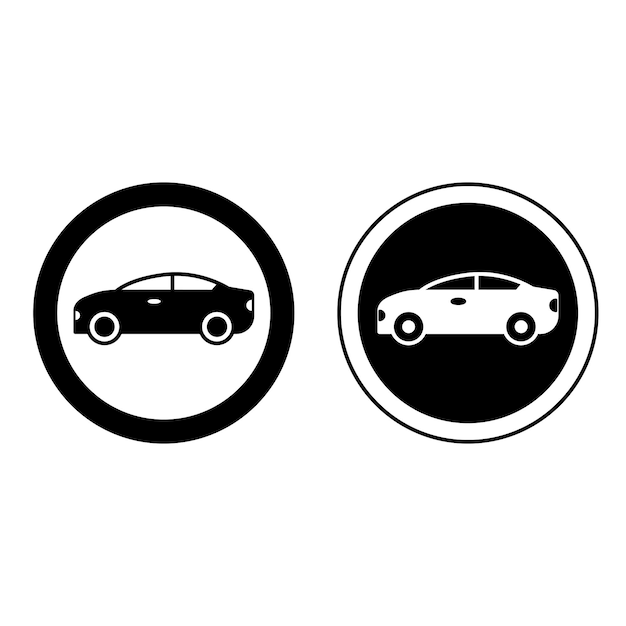 Señales de tráfico de automóviles