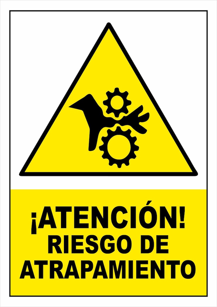 Vector senaleticas de riesgos