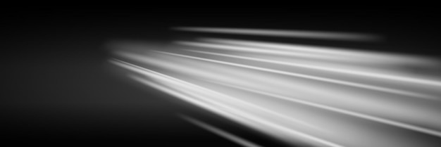 Un sendero mágico con un resplandor de luz Líneas de velocidad y movimiento
