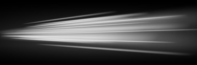 Un sendero mágico con un resplandor de luz Líneas de velocidad y movimiento