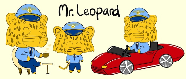 Señor leopardo el piloto